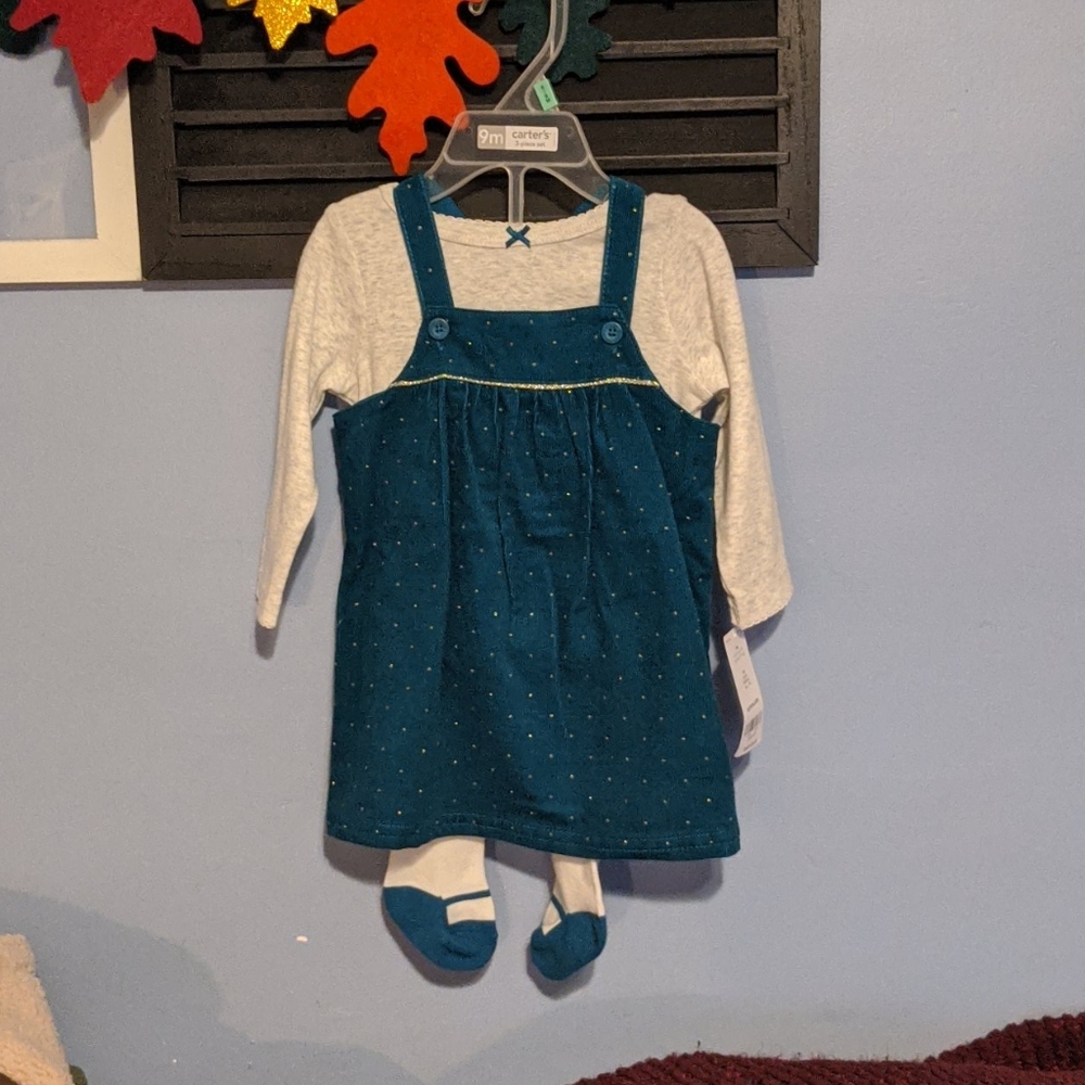 Carter's corduroy jumper set